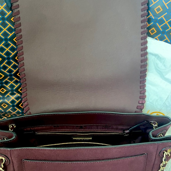 Brand new Marion Small Suede Flap Shoulder Bag - Picture 8 of 12